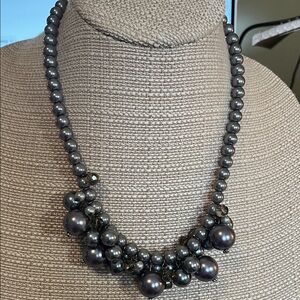 Pendleton Charcoal Pearl Necklace